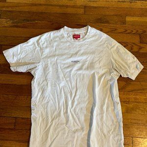 SUPREME "First and Best" White Tee